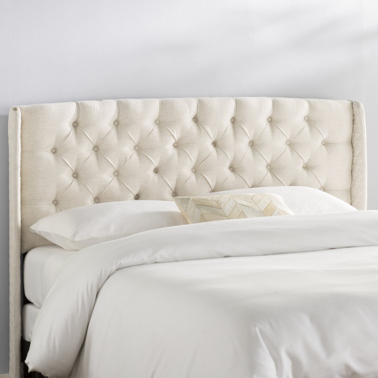 Alcott Hill® Riley Full/Queen Upholstered Wingback Headboard & Reviews